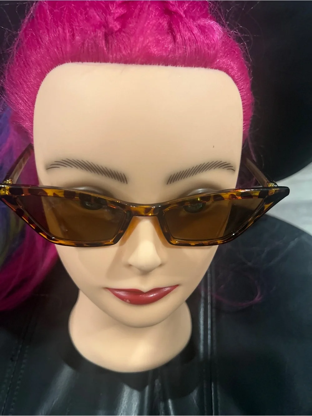 Tortoiseshell Cat Eye Sunglasses - Brown Lenses